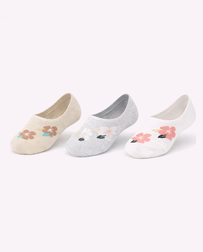 Calzini ballerina donna ST099 Noviti cotone invisibili silicone comfort