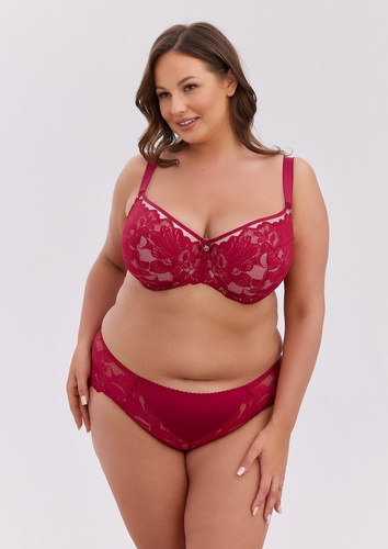 Gaia Mary BSM 1372 Reggiseno Semi Soft Maxi con Ferretto Bordò