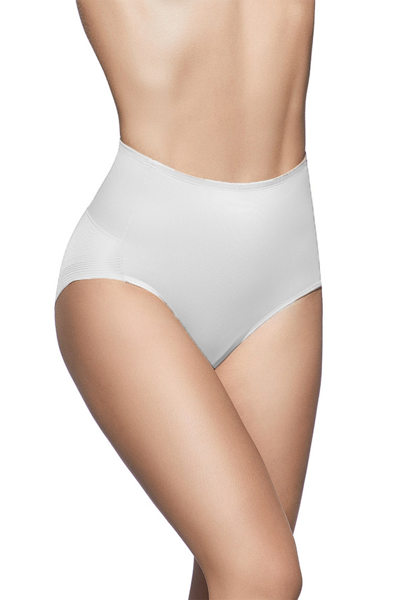 Figi modellanti Selene Control 901 bianche a vita alta, modellanti