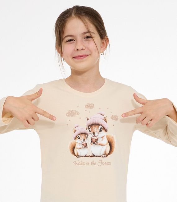 Camicia da notte per ragazza Cornette Snack 2 549/207, 258/207 – 100% cotone