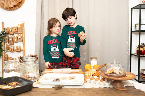 Tess Pigiama per bambini Moda italiana - verde/stampa