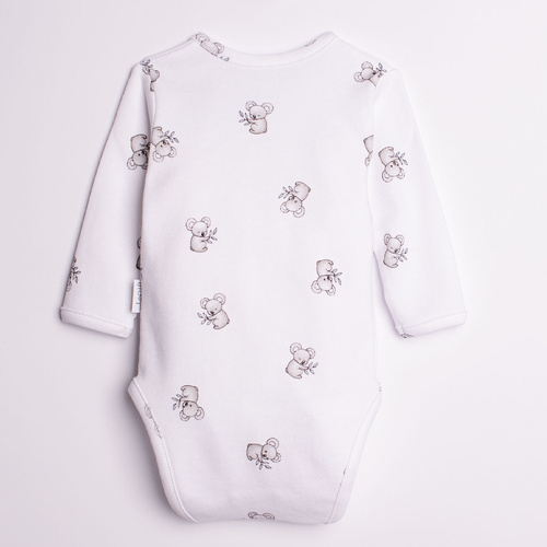 Body a portafoglio Nicol Figo 223096 100% cotone Koala manica lunga