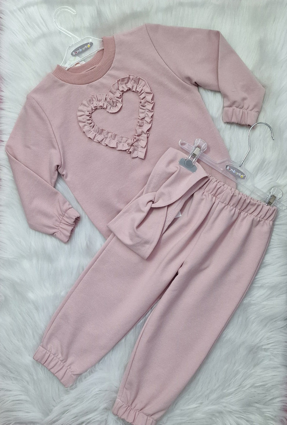 Mia Felpa bambino Bambarillo rosa fumo - cotone ed elastan, morbida maglia felpata | Comfort e stile