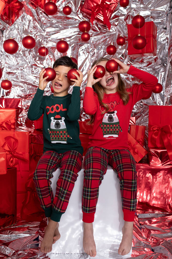 Tess Pigiama bambino Moda italiana - rosso/stampa