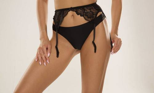 136 Reggicalze Forex - Nero