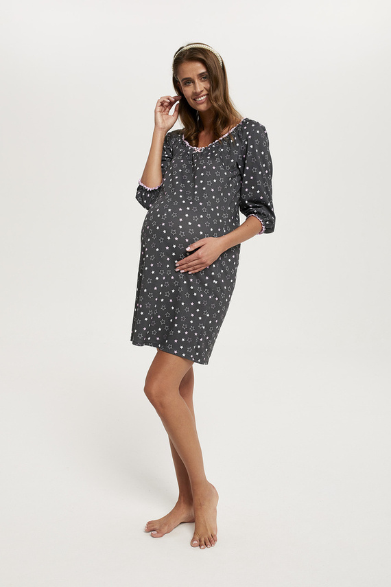 Antilia Camicia da notte con maniche a 3/4 Moda italiana - stampa