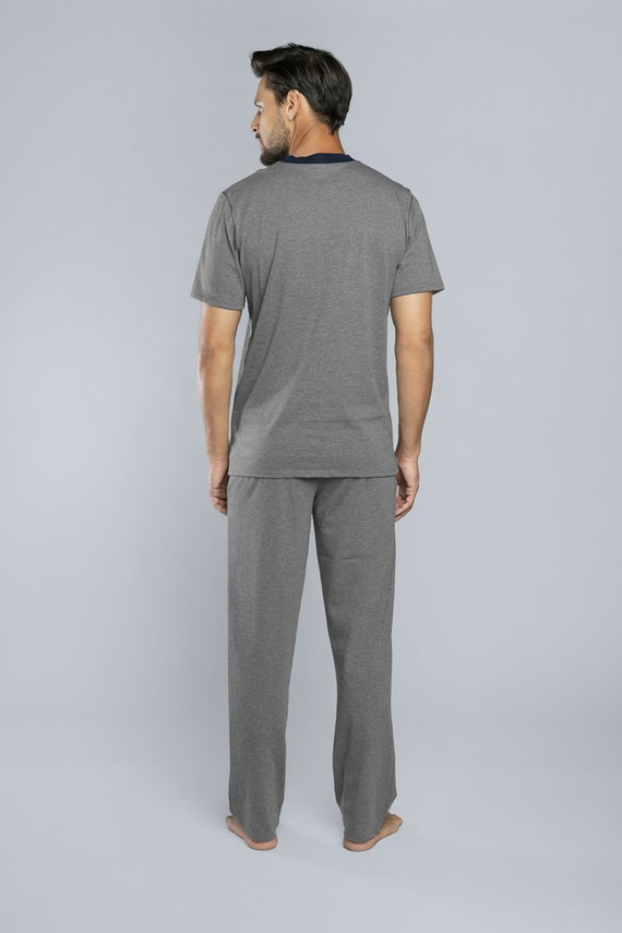 Profit Pigiama da uomo a maniche corte, pantaloni lunghi Moda italiana - ¶r.melange