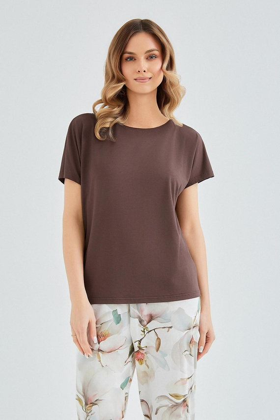 Pigiama donna Taro Apolonia 3606 viscosa cotone pantaloni 7/8 comfort