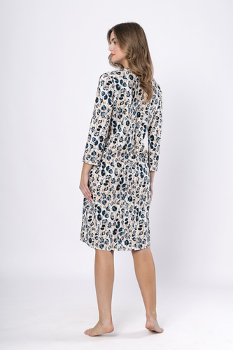 Camicia da notte da donna 1665 Witalia - cotone, manica lunga, comoda e classica