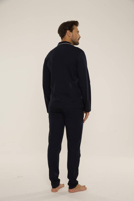 729 Norberto Pigiama da uomo De Lafense - blu navy