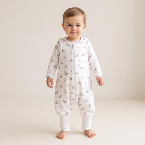 228044 Nicol FARMA Sacco nanna con gambali 1,5 TOG cotone animali