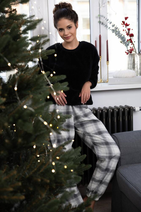 Pigiama Meredith Sensis donna - nero