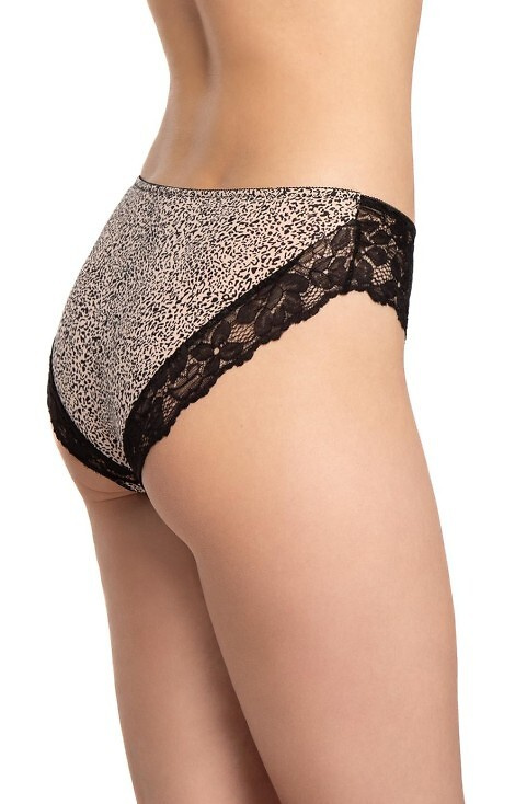 L-1586 Mutandine Lama da donna in confezione da due, 95% cotone, comode e classiche