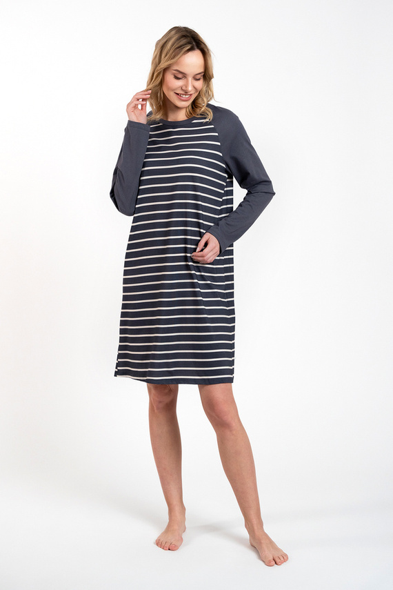 Camicia da notte Oda Moda italiana - stampa grafite