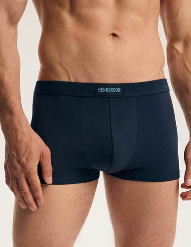 Bokserki męskie Henderson 46100 Fur2 2-pak in cotone con elastico largo e logo