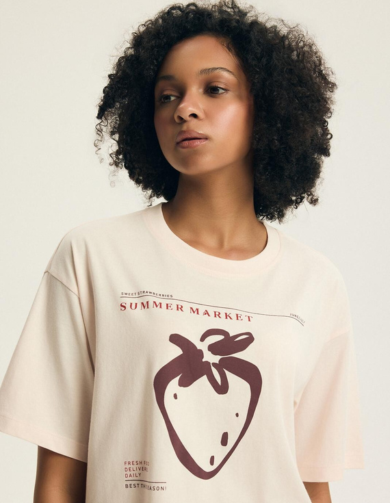 Pigiama donna Henderson Evika 44474 – cotone, fragole, shorts