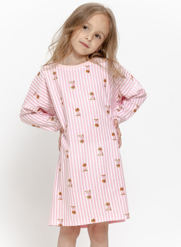 Camicia bambina Taro Nola 3646 rosa 100% cotone manica lunga