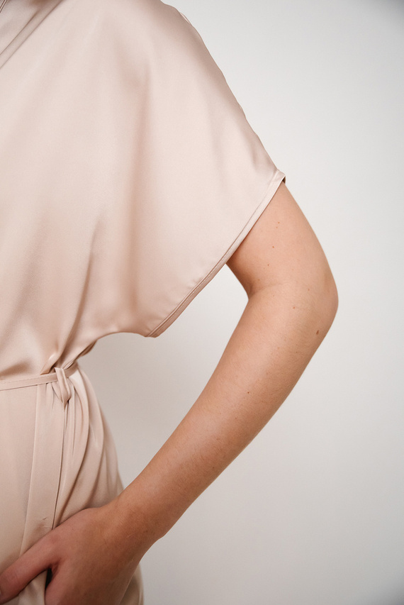 Touch Accappatoio a maniche corte Moda italiana - beige