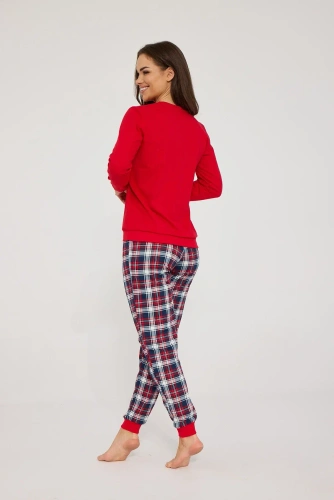 Cornette Family 671/480 pigiama donna natalizia con orsetto 100% cotone
