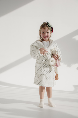 367 Accappatoio per bambini Melanie Forex - ecrù