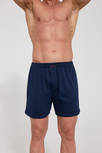 Boxer da uomo Cornette Comfort 002/358, 008/358 blu navy – comodi, in cotone
