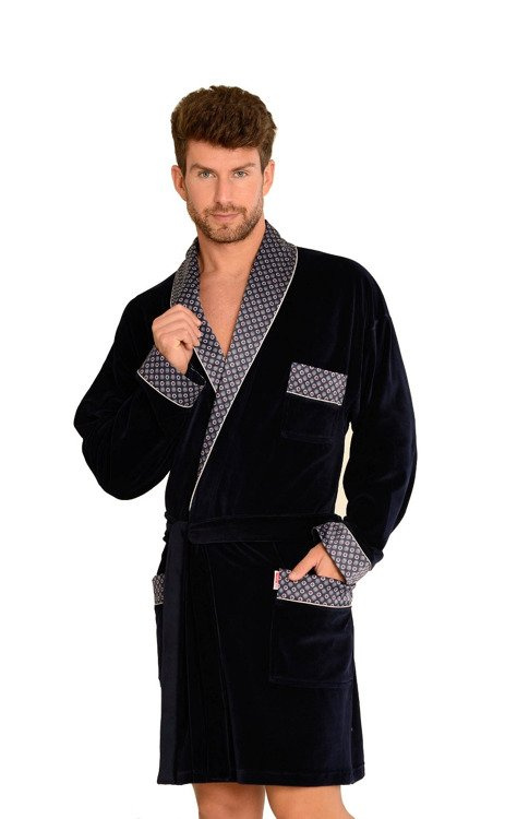 772 Vestaglia da uomo Bonjour in forex - blu navy