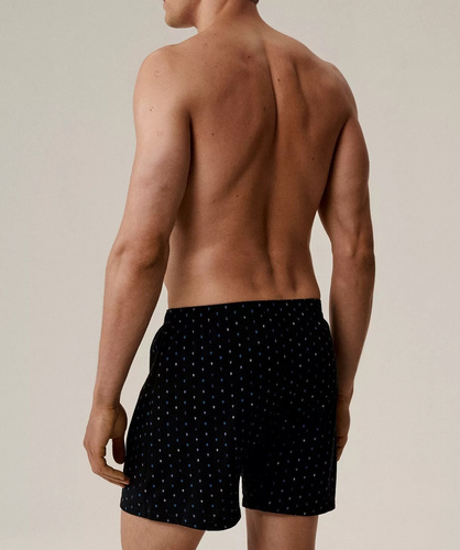 Atlantic boxer uomo 2MBX-081 cotone nero - vestibilità ampia, confezione da 2 pezzi