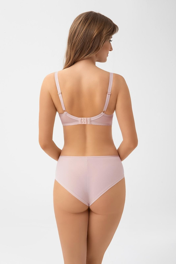 Figi B 012 Bella Gorsenia beige brazyliany z koronką i mikrofibrą