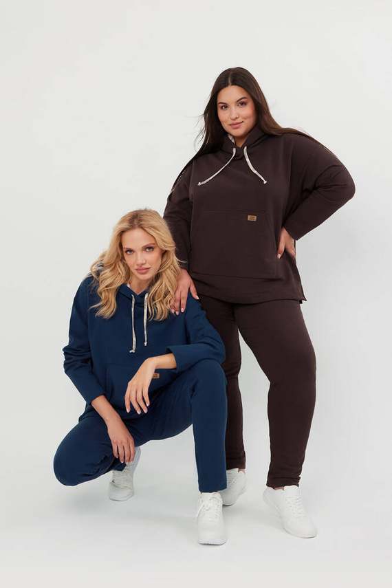 Pantaloni della tuta Lagos Donna Moda Italiana - marrone