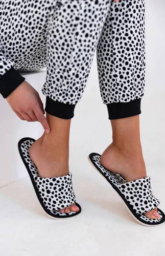 Cruella Tuta da donna in velour Sensis - bianco-nero