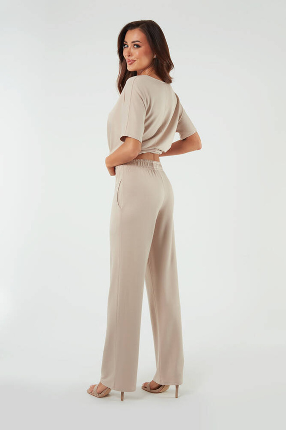 Soler Pantaloni lunghi donna Moda italiana - beige