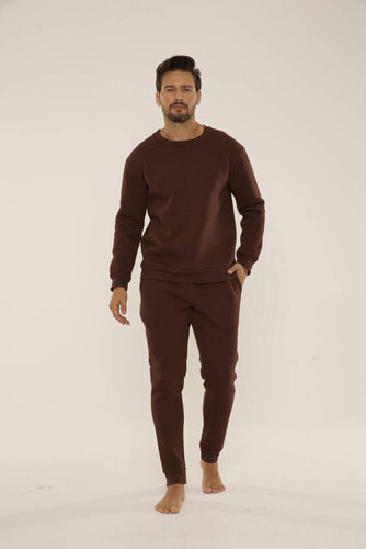 813 Indigo Tuta da uomo De Lafense - cioccolato