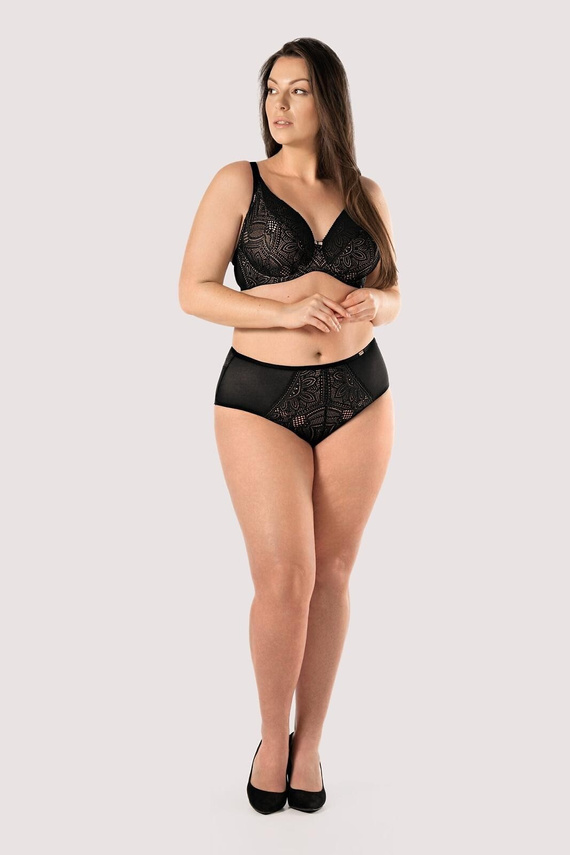 Desire BO50 mefemi by Nipplex nero reggiseno soft bralette con pizzo