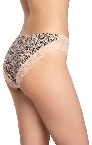 L-1586 Mutandine Lama da donna in confezione da due, 95% cotone, comode e classiche