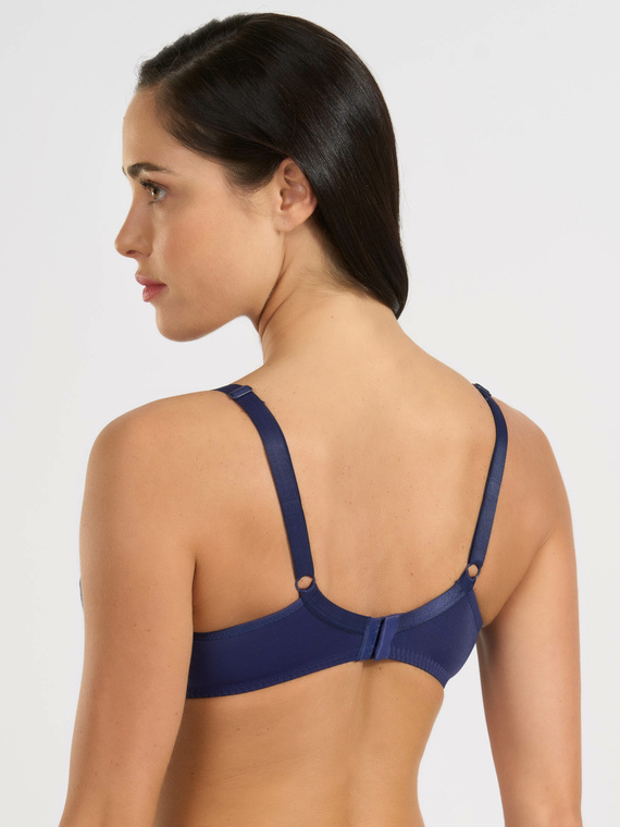 Reggiseno imbottito Delia - comfort e vestibilità elegante Spiman blu navy