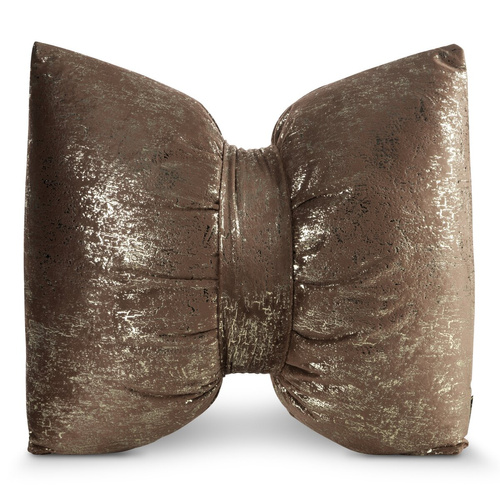 Cuscino natalizio 1 Eurofirany marrone 45x55 - fiocco in velluto