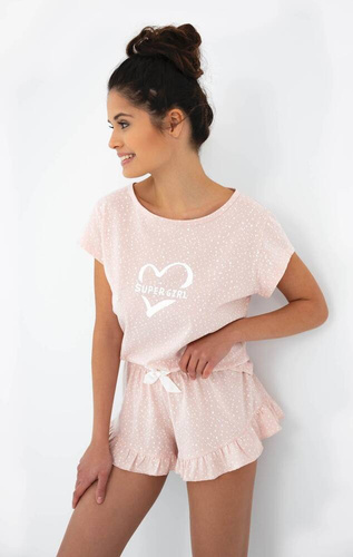 Pigiama da donna Super Girl Sensis - rosa chiaro