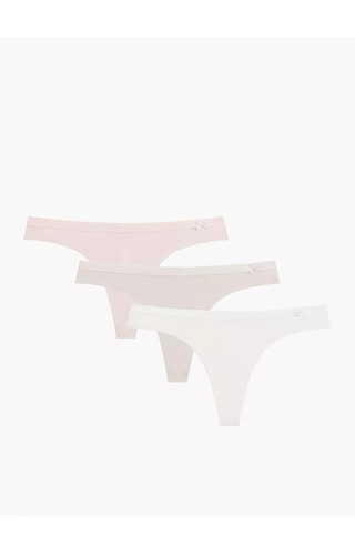String donna Atlantic 3CLP-017 cotone 3 pezzi vita bassa comodi