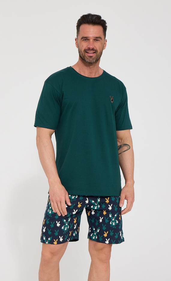 Pigiama Uomo Cornette 326/345 Gentleman 100% Cotone Pantaloncini Corti