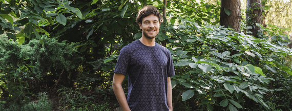 Ricardo Pigiama da uomo a maniche corte, pantaloncini Moda italiana - blu navy/stampa