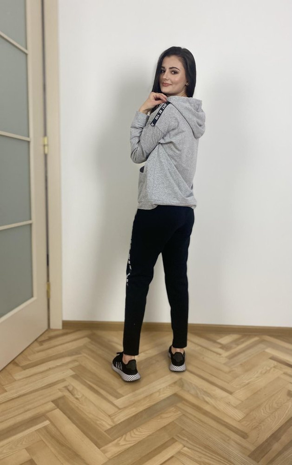 496 Tuta da ginnastica Just Forex donna - melange chiaro