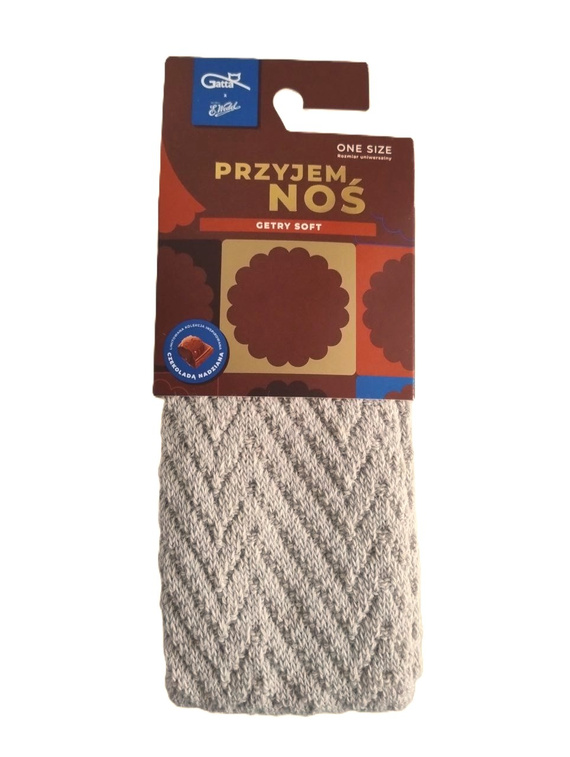 Ghette Gatta Wedel Soft art.01 - ghette calde in jacquard per l'inverno, beige