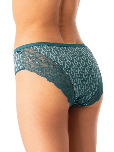 Mutandine da donna in cotone Key LPC 512 verde rosa - set di 2 pezzi in scatola, taglio comodo