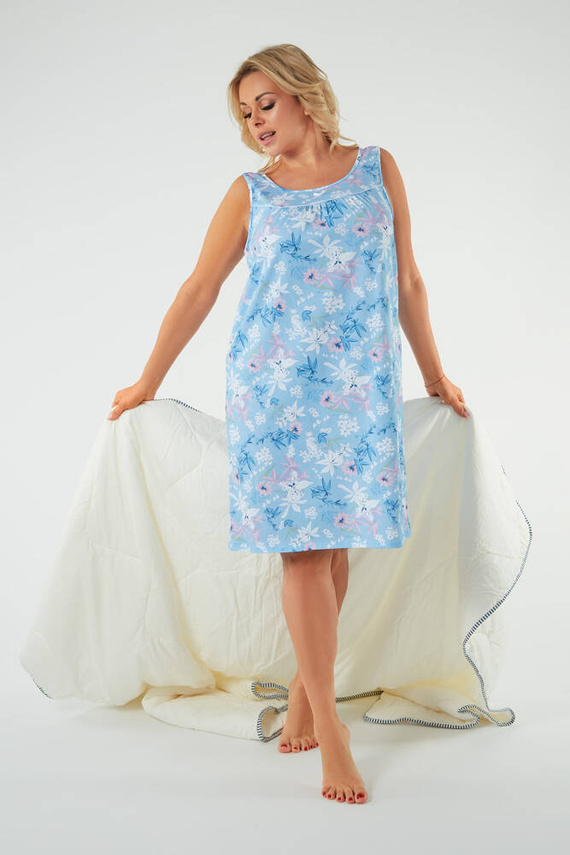 Camicia da notte Kaweri a fascia larga Moda italiana - stampa