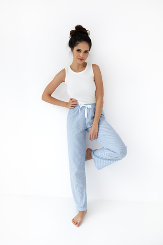 Pigiama da donna Sensis Dagna - blu crema