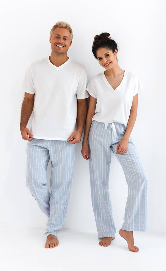 Pigiama da uomo David Sensis - perla