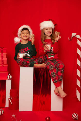 Tess Pigiama bambino Moda italiana - rosso/stampa