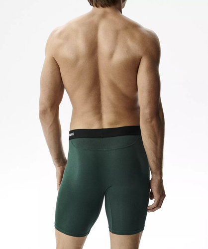 Boxer da uomo Atlantic Bamboo 2MH-1209 verde-grafite Performance – confezione da 2, in bambù