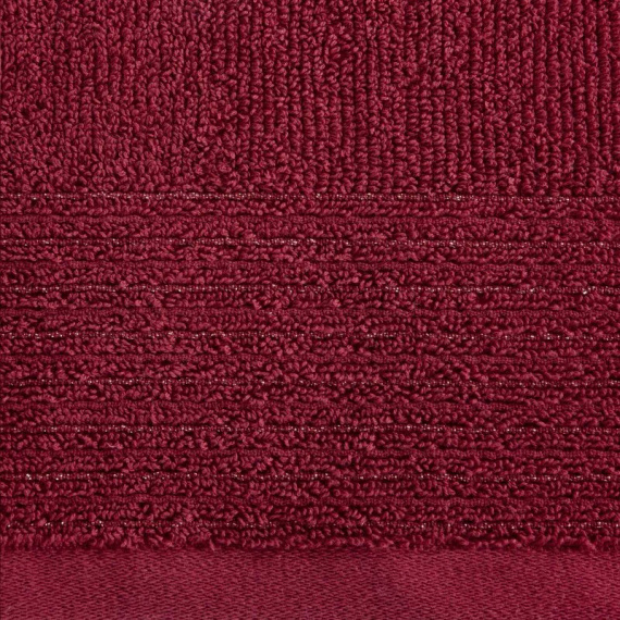 Set di 3 asciugamani Eurofirany 500 GSM cotone in confezione premium bordeaux