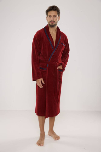 666 Ronaldo vestaglia da uomo De Lafense - marrone